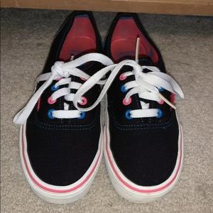 Vans Era Pro Black, Pink & Blue Shoes